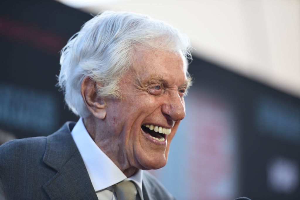 Actor Dick Van Dyke attends the premiere of the HBO documentary "If Youre Not In the Obit, Eat Breakfast," May 17, 2017 at the Samuel Goldwyn Theatre in Beverly Hills, California. / AFP PHOTO / Robyn Beck (Photo credit should read ROBYN BECK/AFP via Getty Images)