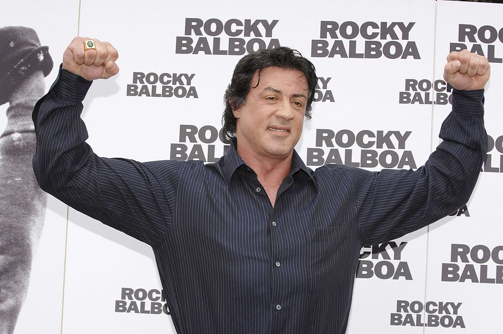MADRID, SPAIN - JANUARY 08: Actor Sylvester Stallone attends a photocall for his movie "Rocky Balboa" on January 8, 2007 at Hotel Ritz in Madrid, Spain (Photo by Carlos Alvarez/Getty Images)