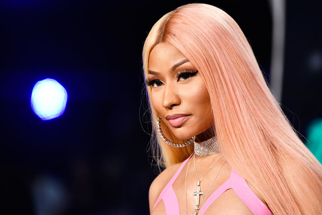 INGLEWOOD, CA - AUGUST 27: Nicki Minaj attends the 2017 MTV Video Music Awards at The Forum on August 27, 2017 in Inglewood, California. (Photo by Frazer Harrison/Getty Images)