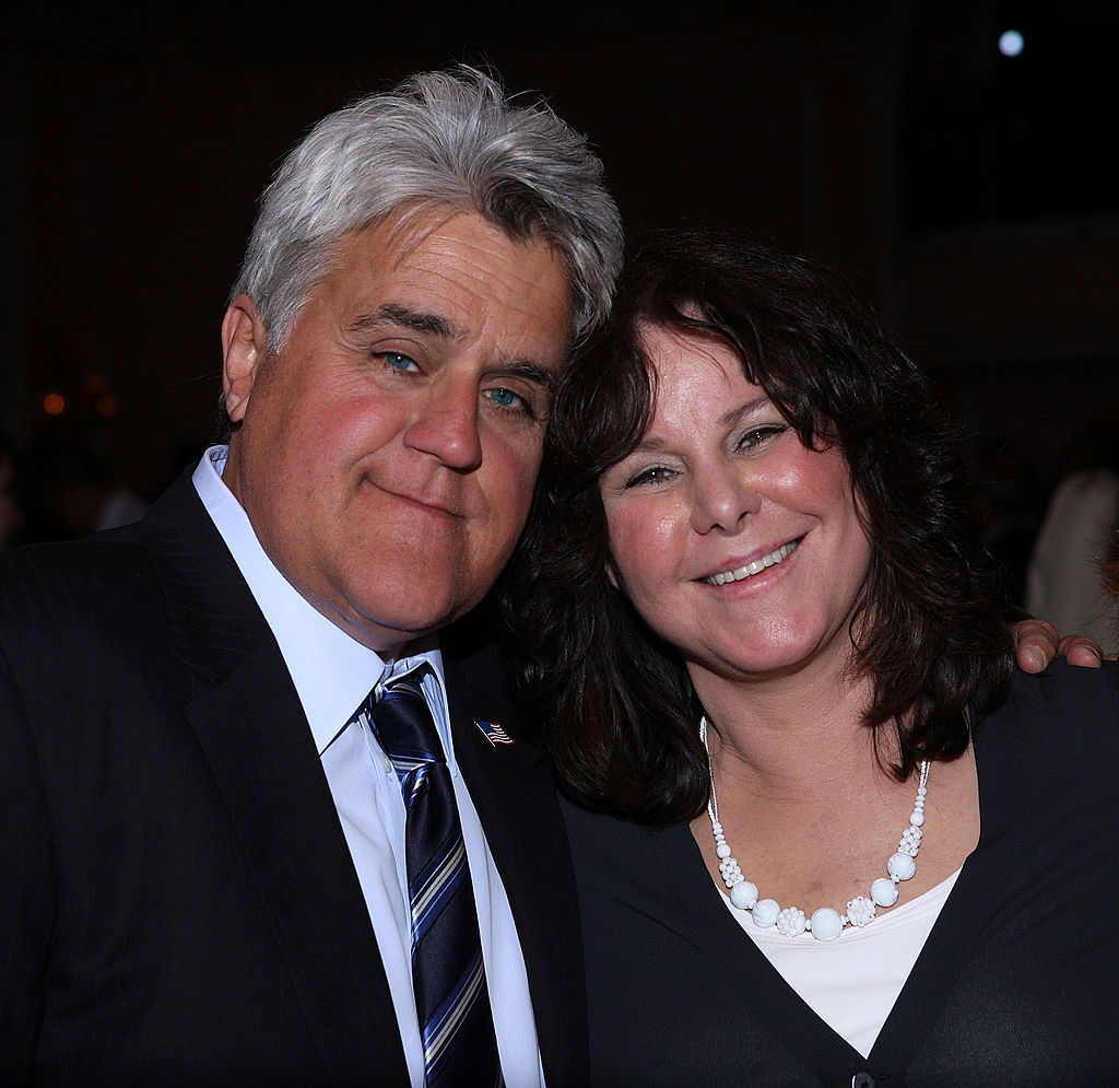 BEVERLY HILLS, CA - APRIL 29: Television host Jay Leno (L) and his wife Mavis Leno attend the Feminist Majority Foundation's Fifth annual Global Women's Rights Gala at the Beverly Hills Hotel on April 29, 2009 in Beverly Hills, California. (Photo by Frederick M. Brown/Getty Images)