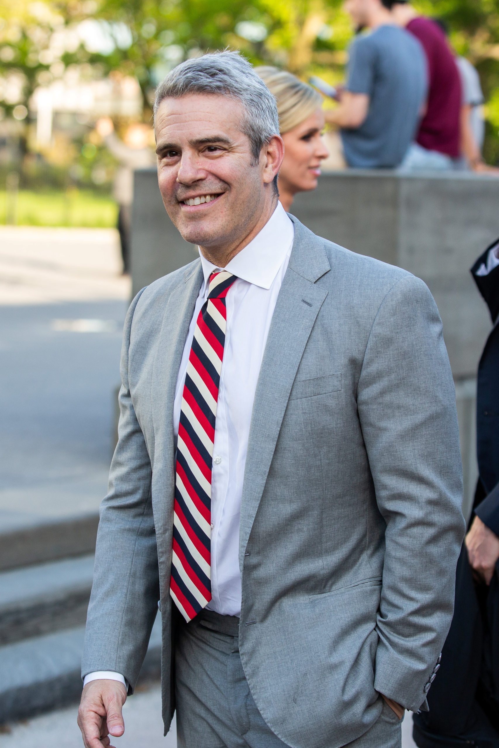 Andy Cohen arrives at the Statue Of Liberty Museum Opening Celebration at Battery Park in New York, U.S., May 15, 2019. REUTERS/Demetrius Freeman