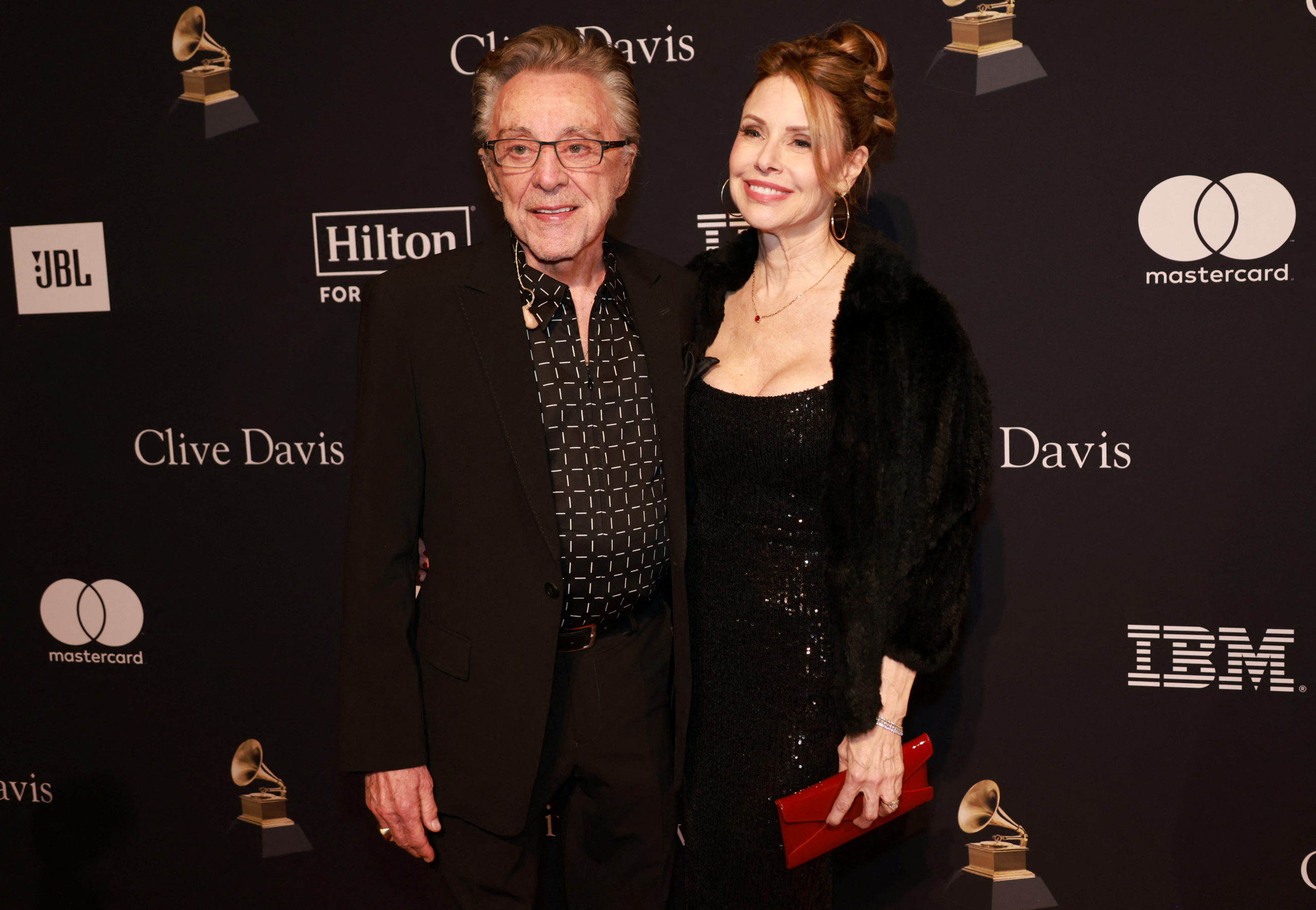 Singer Frankie Valli and his spouse Jackie Jacobs attend the Pre-Grammy Gala in Beverly Hills, Los Angeles, California, U.S. February 4, 2023 REUTERS/Aude Guerrucci
