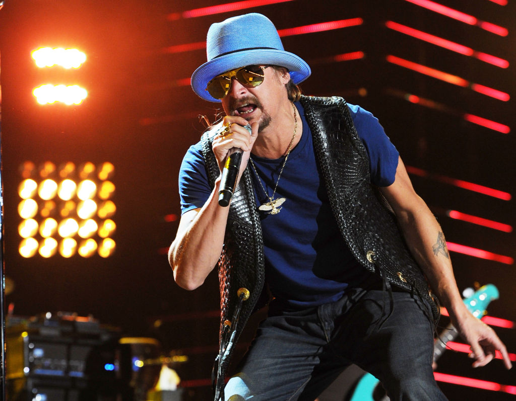 NASHVILLE, TN - JUNE 11: Singer/Songwriter Kid Rock performs during the 2010 CMA Music Festival on June 11, 2010 at LP Field in Nashville, Tennessee. (Photo by Rick Diamond/Getty Images)