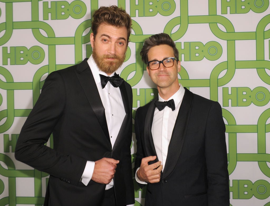 LOS ANGELES, CA - JANUARY 06: Rhett & Link attend HBO's Official Golden Globe Awards After Party at Circa 55 Restaurant on January 6, 2019 in Los Angeles, California. (Photo by FilmMagic/FilmMagic for HBO)