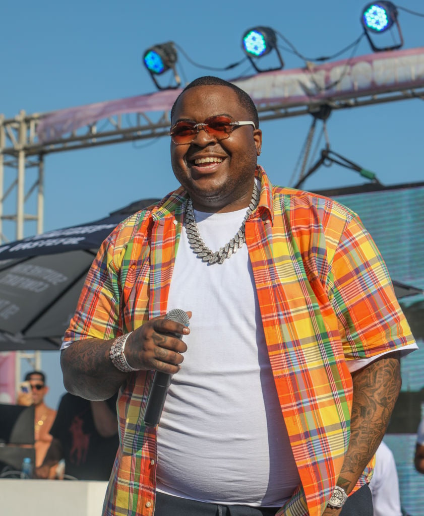 CANCUN, MEXICO - MARCH 13: Sean Kingston performs live at Mandala Beach for Spring Break on March 13, 2023 in Cancun, Mexico. (Photo by Thaddaeus McAdams / Getty Images)
