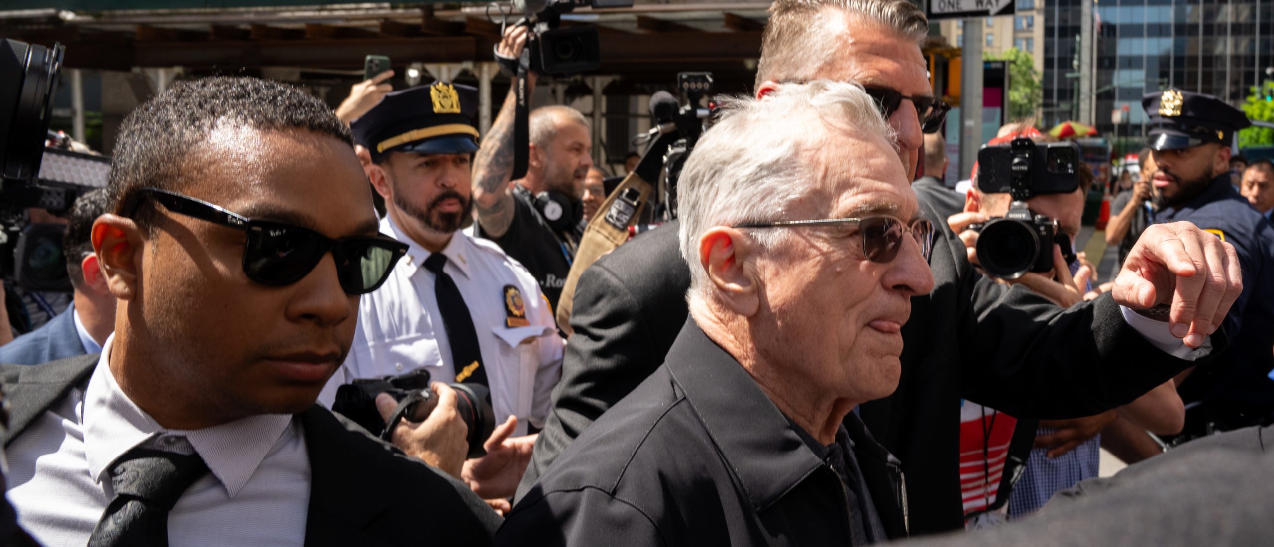 ‘F*ck You!’: Trump Supporters, Robert De Niro Get Into Shouting Match Outside Courthouse