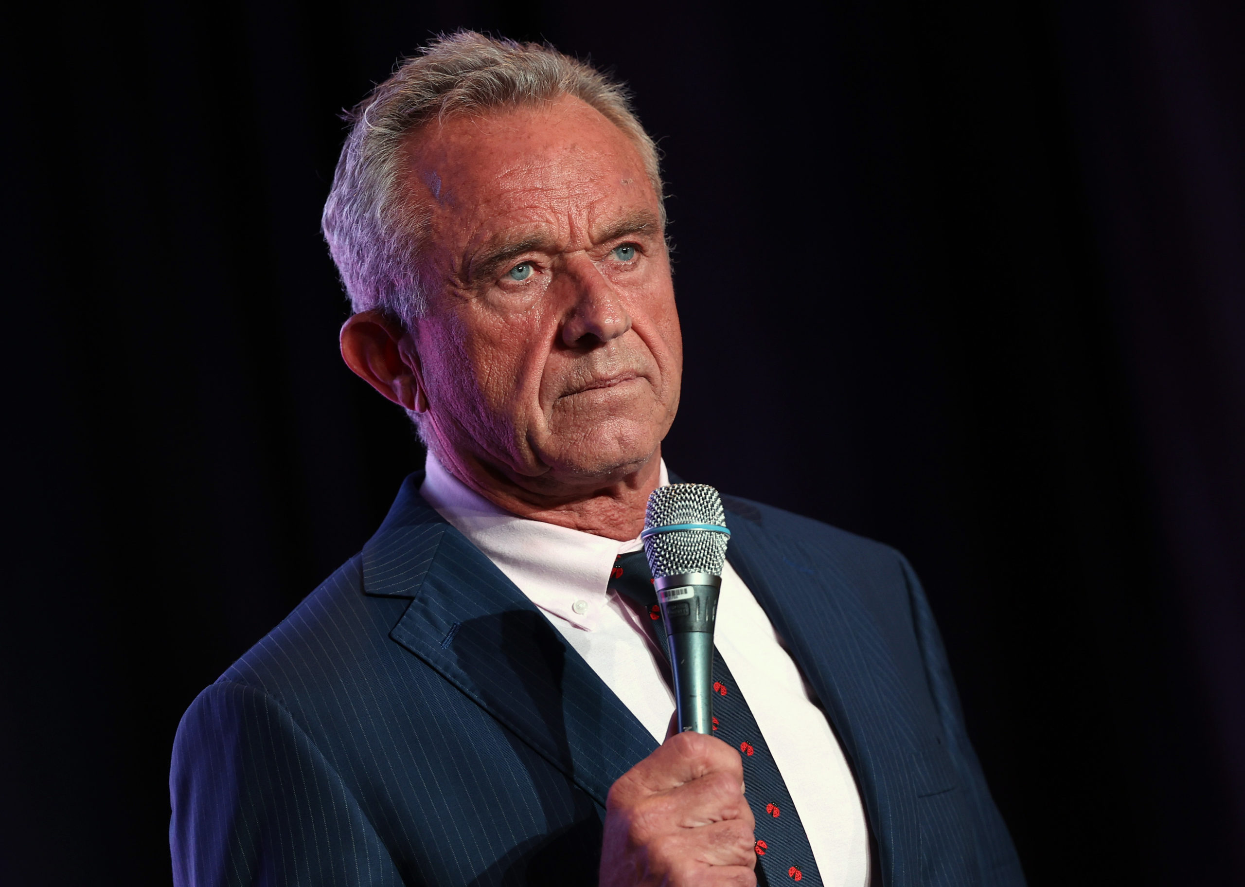 Independent presidential candidate Robert F. Kennedy Jr. speaks at the Libertarian National Convention. (Photo by Kevin Dietsch/Getty Images)