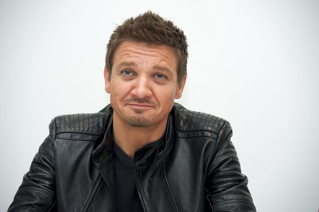 BURBANK, CA - APRIL 11: Jeremy Renner at the "Avengers: Age of Ultron" Press Conference at Walt Disney Studios on April 11, 2015 in Burbank, California. (Photo by Vera Anderson/WireImage)