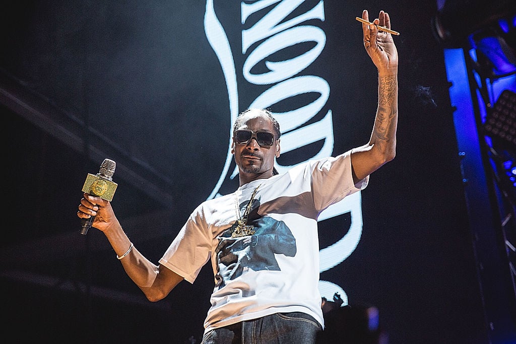 AUSTIN, TX - AUGUST 21: Rapper Snoop Dogg performs onstage during 'The High Road Tour' at Austin360 Amphitheater on August 21, 2016 in Austin, Texas. (Photo by Rick Kern/WireImage)