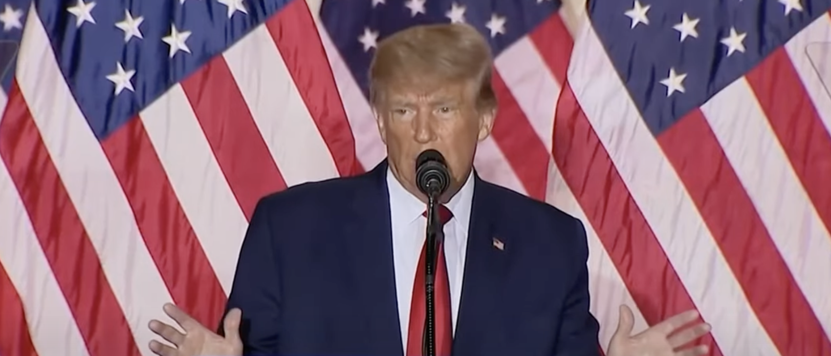 Donald Trump giving campaign speech [Screenshot/YouTube/NBC 6 South Florida]