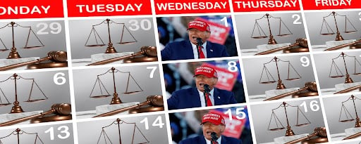 Trump’s Most Iconic Campaign Tool Is Nowhere To Be Seen As He Languishes In NY Courtroom