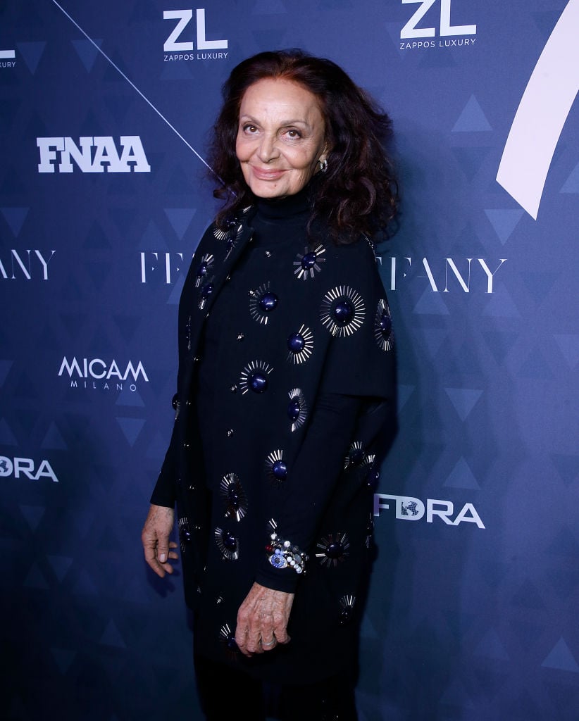 NEW YORK, NEW YORK - DECEMBER 04: Diane von Furstenberg attends 2018 FN Achievement Awards at IAC Headquarters on December 04, 2018 in New York City. (Photo by John Lamparski/WireImage) Getty Images