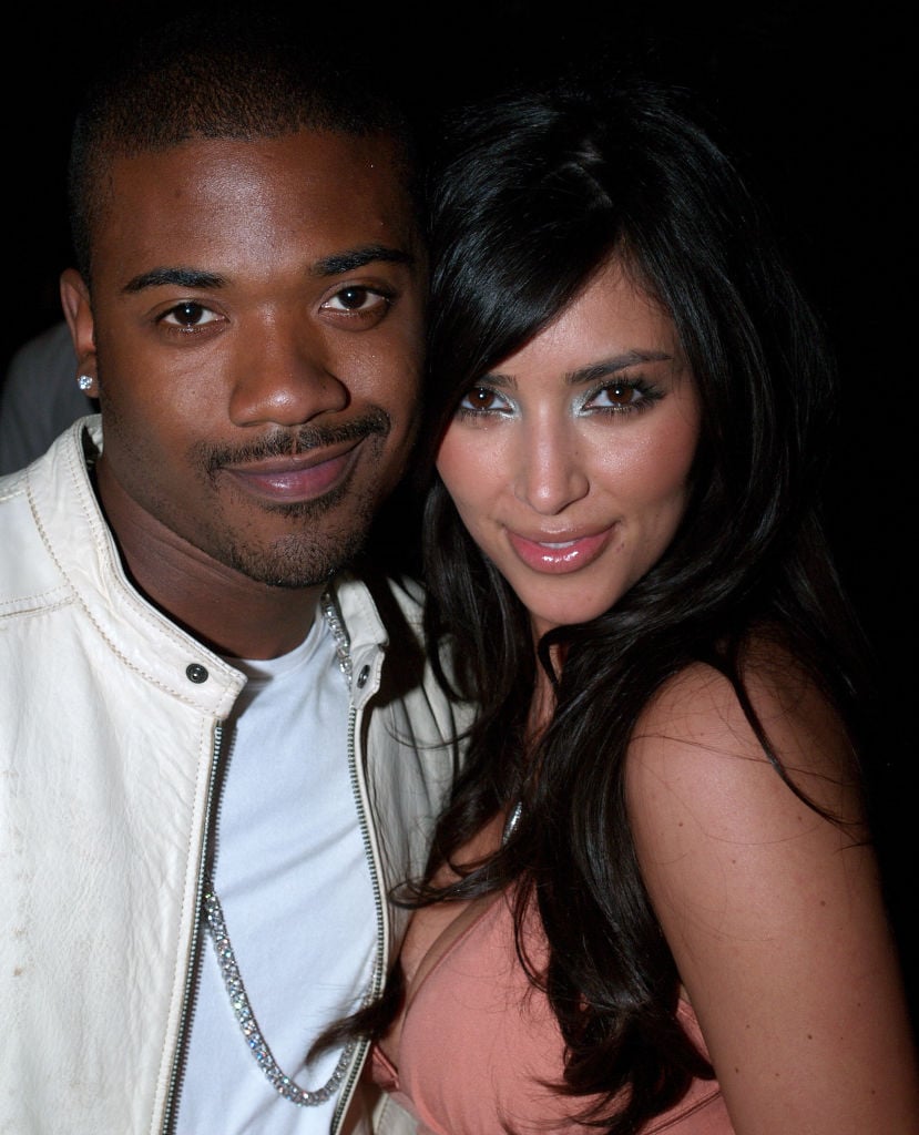 Ray J and Kim Kardashian during Charlotte Ronson's 2006 Fall/Winter Fashion Show and After Party at Roosevelt Hotel in Hollywood, California, United States. (Photo by Michael Tran/FilmMagic)