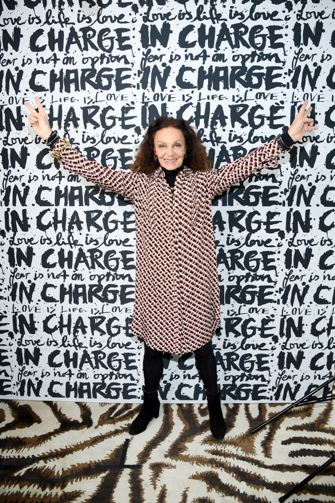 NEW YORK, NEW YORK - MARCH 06: Diane von Furstenberg attends Diane Von Furstenberg's InCharge Conversations 2020 Presented by Mastercard on March 06, 2020 in New York City. (Photo by Dimitrios Kambouris/Getty Images for DVF)