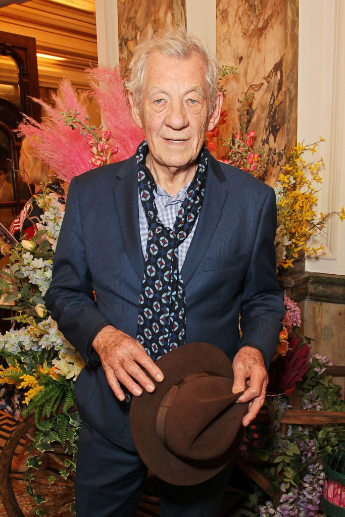 LONDON, ENGLAND - MAY 18: Sir Ian McKellen attends the Opening Night of "My Fair Lady" at the London Coliseum on May 18, 2022 in London, England. (Photo by David M. Benett/Dave Benett/Getty Images)