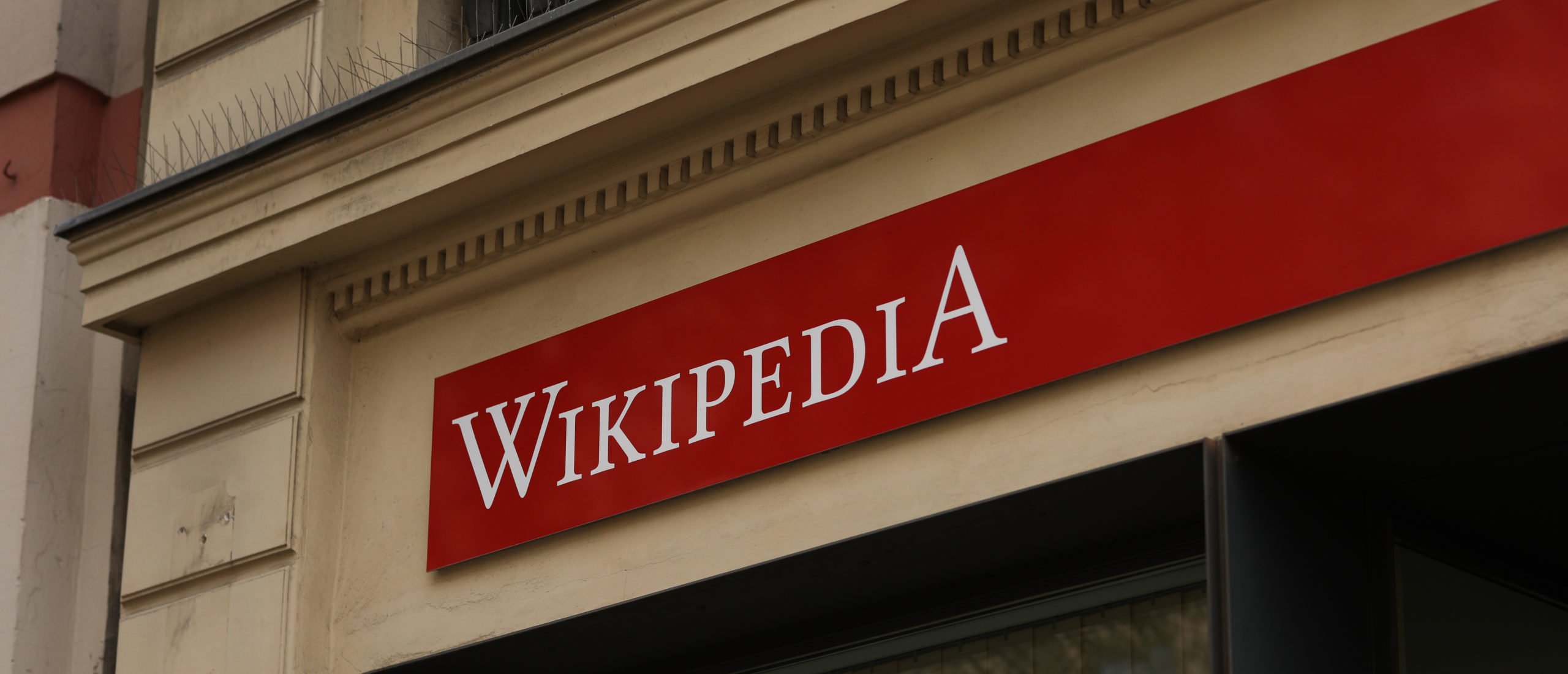 Wikipedia logo is seen on November 06, 2020 in Berlin, Germany. (Photo by Jeremy Moeller/Getty Images)