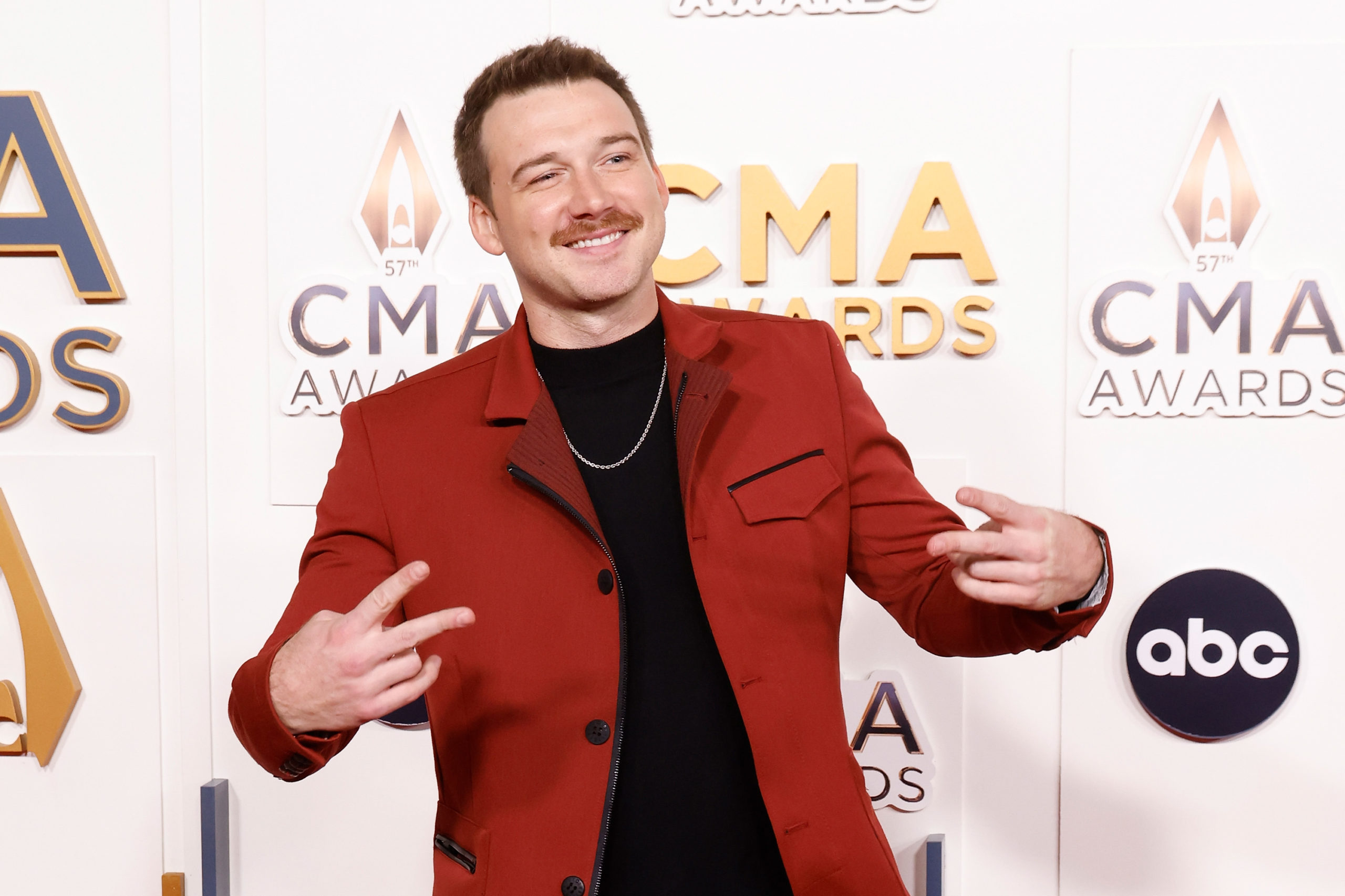 NASHVILLE, TENNESSEE - NOVEMBER 08: EDITORIAL USE ONLY: Morgan Wallen attends the 2023 CMA Awards at Bridgestone Arena on November 08, 2023 in Nashville, Tennessee. (Photo by Taylor Hill/WireImage)