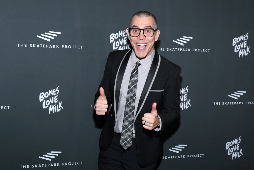 LOS ANGELES, CALIFORNIA - NOVEMBER 17: Steve-O attends The Skatepark Project Gala at Chateau Marmont on November 17, 2023 in Los Angeles, California. (Photo by Phillip Faraone/Getty Images for The Skatepark Project)