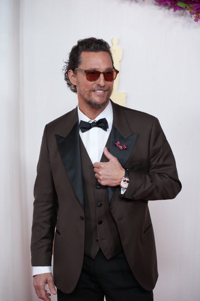 HOLLYWOOD, CALIFORNIA - MARCH 10: Matthew McConaughey attends the 96th Annual Academy Awards at Dolby Theatre on March 10, 2024 in Hollywood, California. (Photo by Jeff Kravitz/FilmMagic)