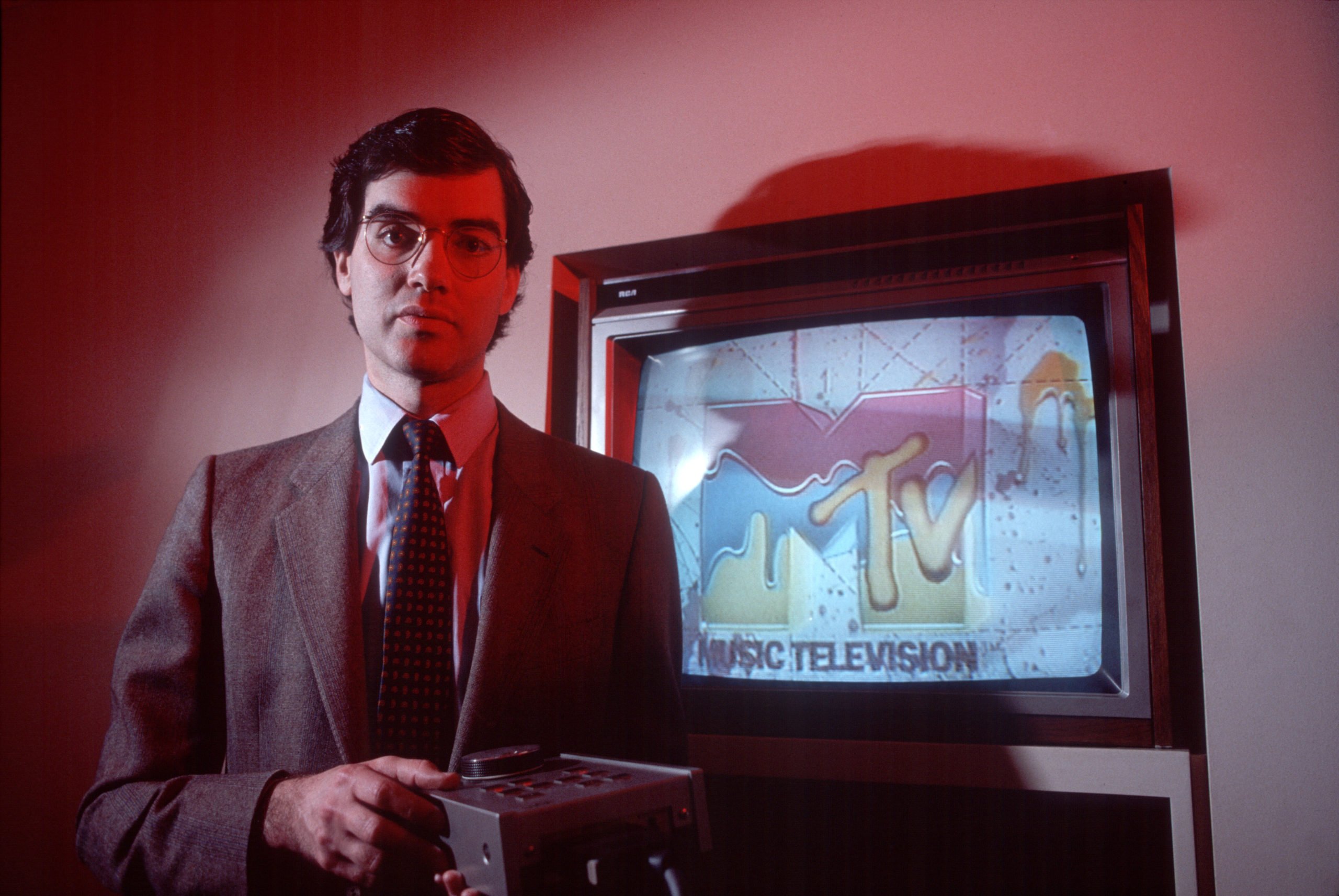 Photo by Allan Tannenbaum/Getty Images MTV Founder Bob Pittman, New York, New York, January 18, 1983.