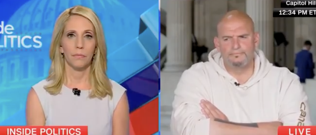 CNN Interview Turns Into 12 Seconds Of Silence As Fetterman Appears To Ponder Dana Bash’s Question