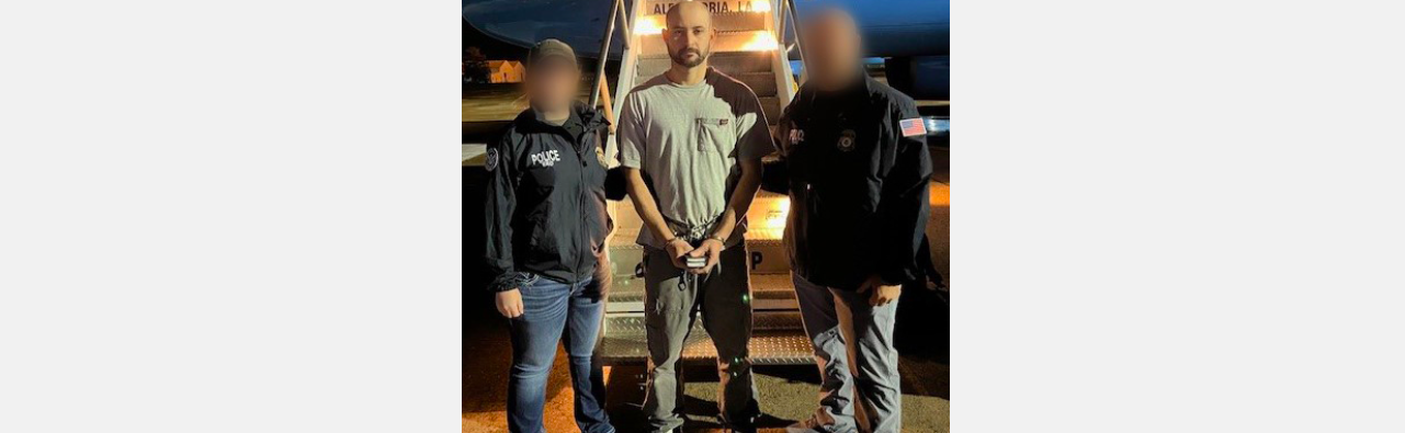 ERO Boston removes Brazilian fugitive wanted for rape in home country. Image courtesy of Immigration and Customs Enforcement (ICE).
