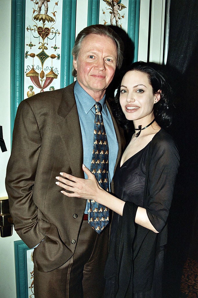Jon Voight and Angelina Jolie during 2000 NATO/Showest Convention at Paris Hotel in Las Vegas, Nevada, United States. (Photo by Jeff Kravitz/FilmMagic, Inc) Getty Images
