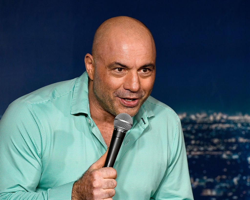 PASADENA, CA - MARCH 15: Comedian Joe Rogan performs during his appearance at The Ice House Comedy Club on March 15, 2019 in Pasadena, California. (Photo by Michael S. Schwartz/Getty Images)