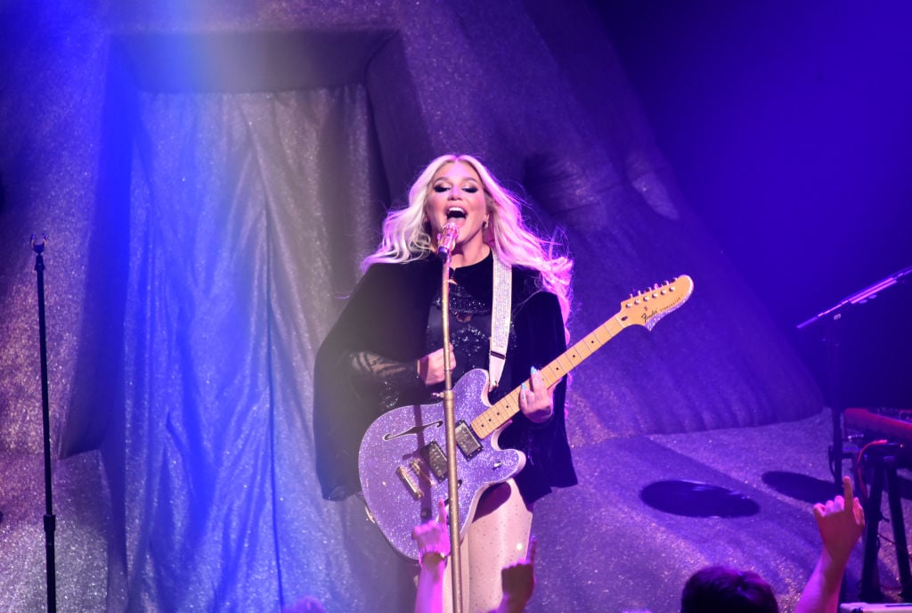 PT CHESTER, NEW YORK - JUNE 01: Kesha performs at The Greenwich International Film Festival Epic Anniversary Party Featuring Kesha And Jessie's Girl at The Capitol Theatre on June 01, 2019 in Port Chester, New York. (Photo by Eugene Gologursky/Getty Images for Greenwich International Film Festival )