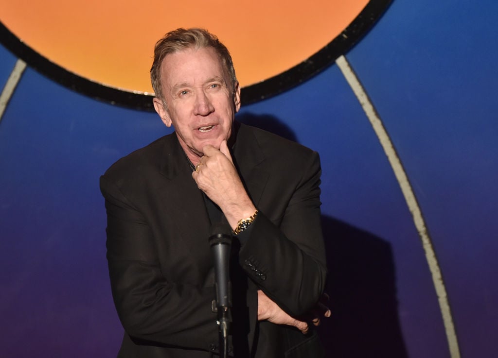 WEST HOLLYWOOD, CALIFORNIA - NOVEMBER 04: Tim Allen performs at The Laugh Factory on November 04, 2021 in West Hollywood, California. (Photo by Alberto E. Rodriguez/Getty Images)