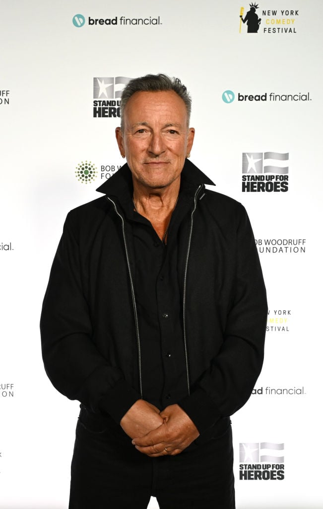 NEW YORK, NEW YORK - NOVEMBER 06: Bruce Springsteen attends the 17th Annual Stand Up For Heroes Benefit presented by Bob Woodruff Foundation and NY Comedy Festival at David Geffen Hall on November 06, 2023 in New York City. (Photo by Slaven Vlasic/Getty Images for Bob Woodruff Foundation)