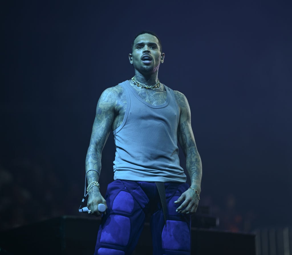 ATLANTA, GEORGIA - JULY 14: Singer Chris Brown performs during Chris Brown In Concert at State Farm Arena on July 14, 2024 in Atlanta, Georgia. (Photo by Prince Williams/WireImage) Getty Images
