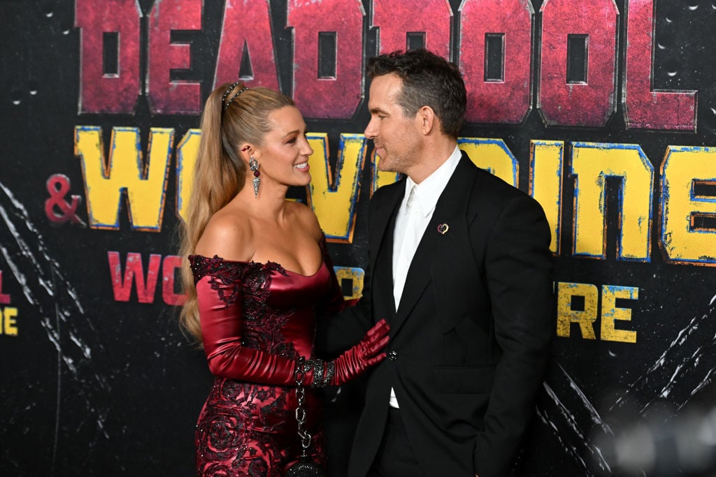 NEW YORK, NEW YORK - JULY 22: Blake Lively and Ryan Reynolds attend the Deadpool & Wolverine World Premiere at the David H. Koch Theater on July 22, 2024 in New York City. (Photo by Noam Galai/Getty Images for Disney)