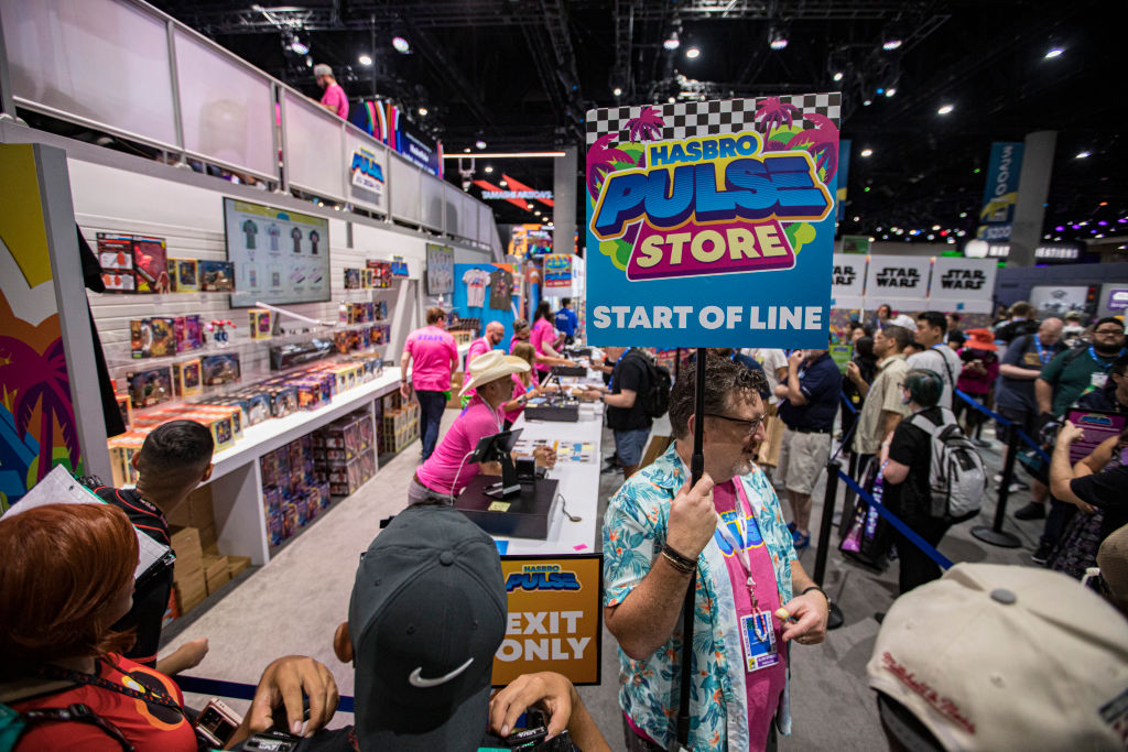 SAN DIEGO, CALIFORNIA - JULY 28: General view of the atmosphere on Day 4 of 2024 Comic-Con International on July 28, 2024 in San Diego, California. (Photo by Daniel Knighton/Getty Images)