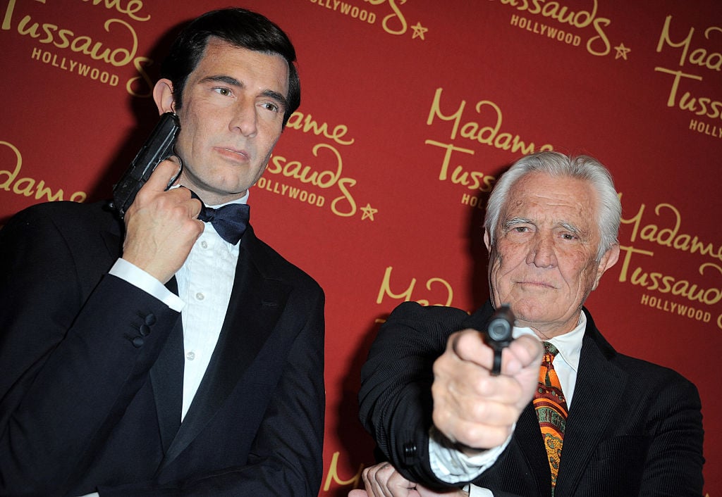 HOLLYWOOD, CA - DECEMBER 15: Madame Tussauds Hollywood reveals all six James Bonds in wax with special guest George Lazenby held at Madame Tussauds on December 15, 2015 in Hollywood, California. (Photo by Albert L. Ortega/Getty Images)