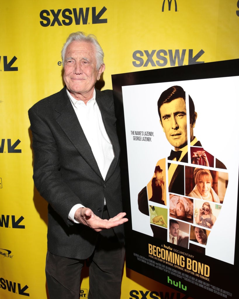 AUSTIN, TX - MARCH 11: Actor George Lazenby attends the premiere of "Becoming Bond" during 2017 SXSW Conference and Festivals at Stateside Theater on March 11, 2017 in Austin, Texas. (Photo by Steve Rogers Photography/Getty Images for SXSW)
