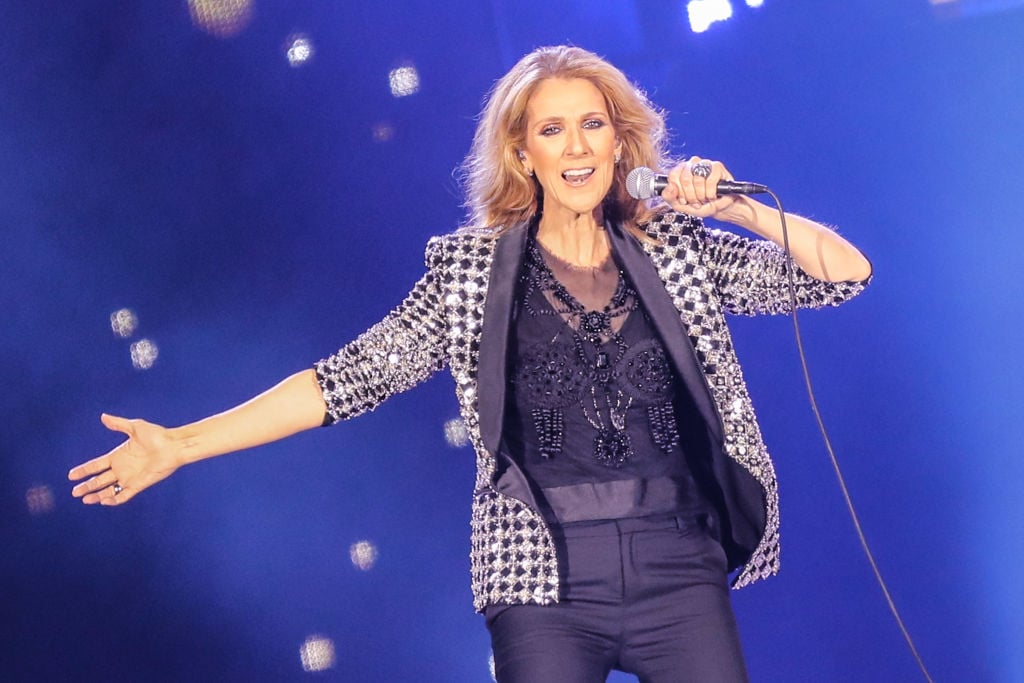 NICE, FRANCE - JULY 20: Celine Dion performs at Allianz Riviera Stadium on July 20, 2017 in Nice, France. (Photo by Toni Anne Barson/Getty Images)