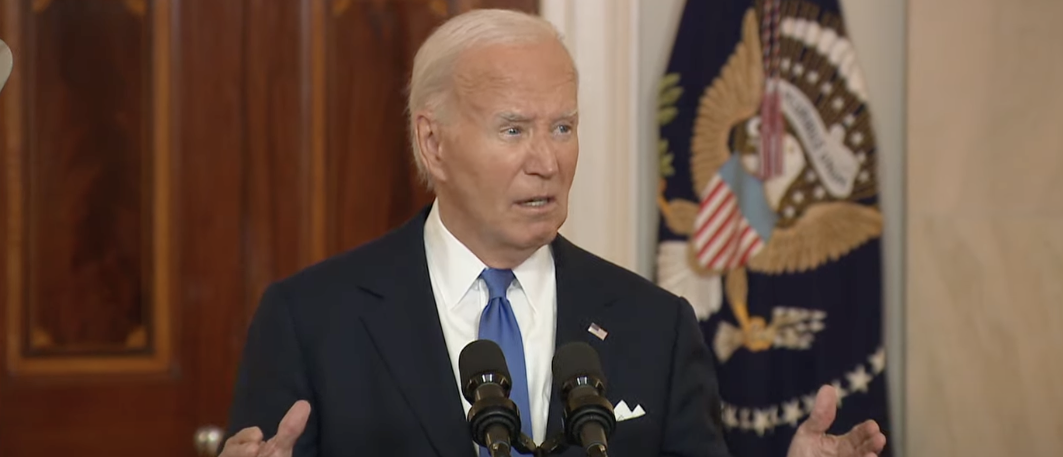 Biden Reads Teleprompter For 5 Minutes, Takes No Questions In First Major Post-Debate Appearance