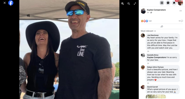 Kaylee Comperatore Fabeook Post Of Father (Screenshot/Facebook)