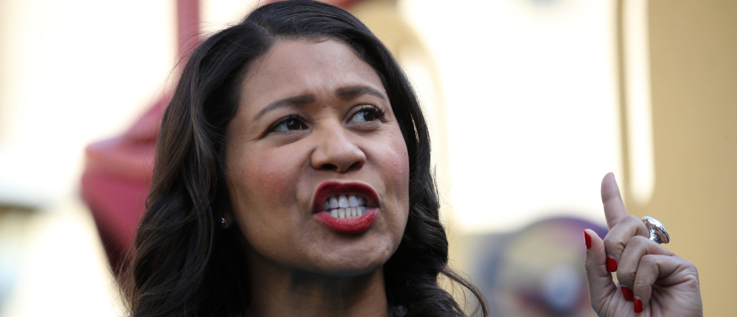 SAN FRANCISCO, CALIFORNIA - NOVEMBER 21: San Francisco mayor London Breed speaks during a press conference at Hamilton Families on November 21, 2019 in San Francisco, California. YouTube CEO Susan Wojcicki and her husband Dennis Troper joined Breed and Google.org representatives to announce that they would be donating a combined $1.35 million to Hamilton Families, a San Francisco based non-profit that provides long-term housing solutions to homeless families. (Photo by Justin Sullivan/Getty Images)