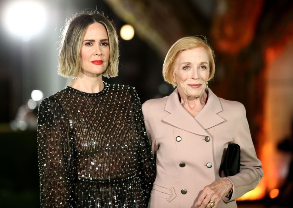 LOS ANGELES, CALIFORNIA - SEPTEMBER 25: (L-R) Sarah Paulson and Holland Taylor attend The Academy Museum of Motion Pictures Opening Gala at The Academy Museum of Motion Pictures on September 25, 2021 in Los Angeles, California. (Photo by Matt Winkelmeyer/WireImage,) Getty Images