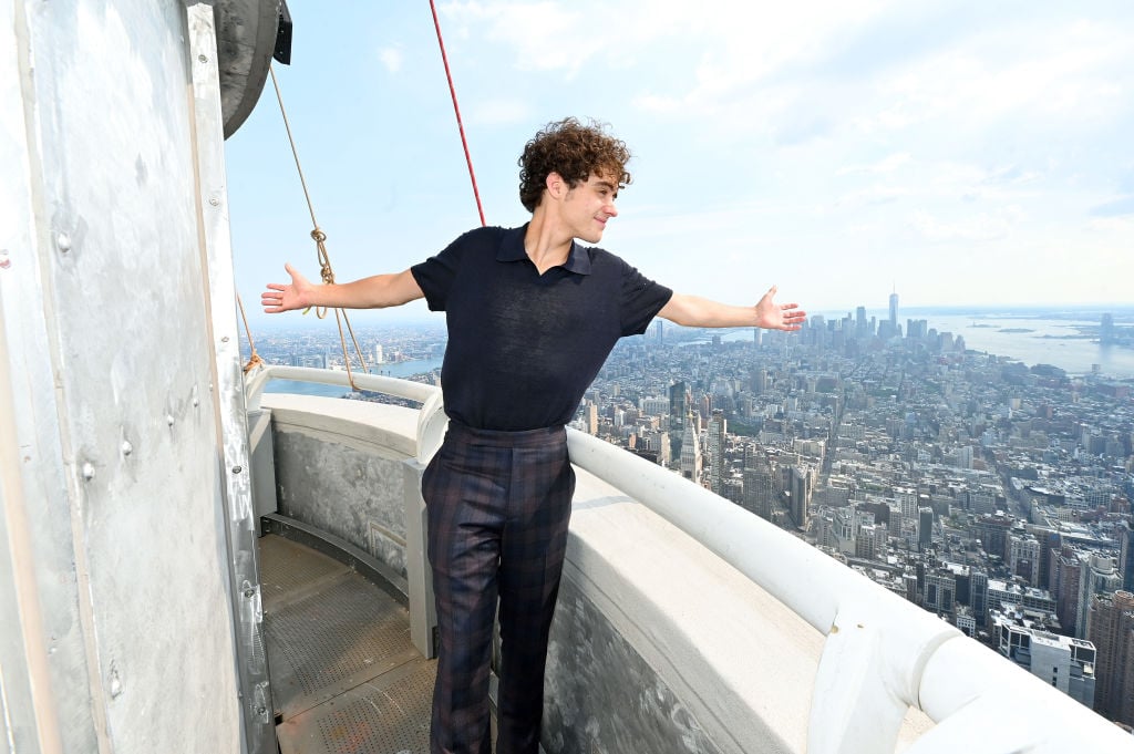 NEW YORK, NEW YORK - JULY 20: Joshua Bassett visits The Empire State Building on July 20, 2022 in New York City. (Photo by Noam Galai/Getty Images for Empire State Realty Trust)