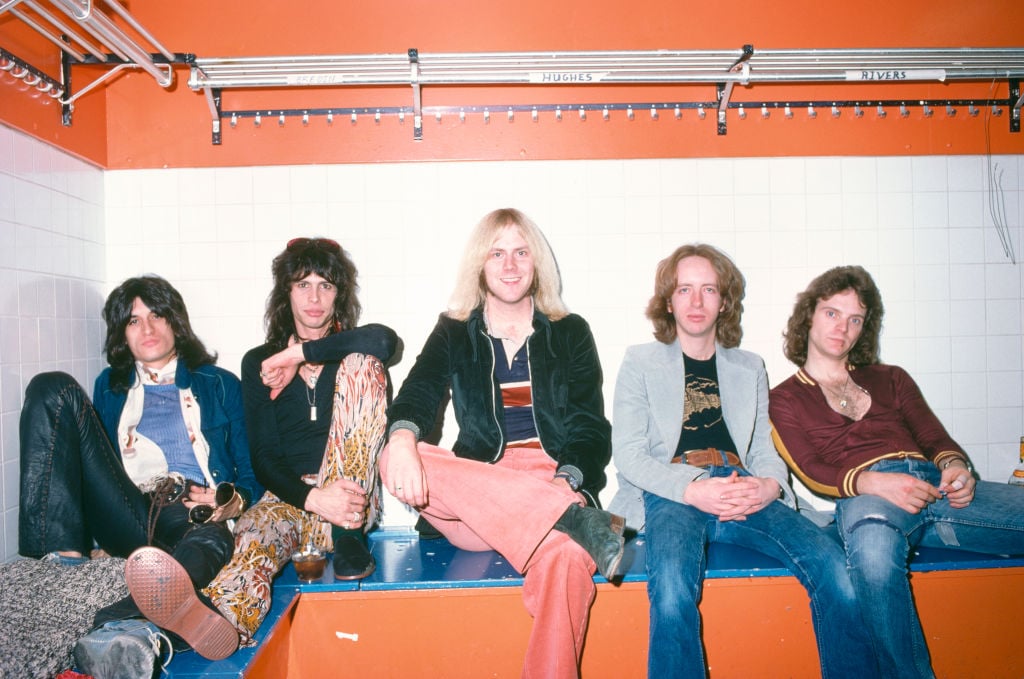 (MANDATORY CREDIT David Tan/Shinko Music/Getty Images) Aerosmith US tour in 1975, Sports Arena, San Diego, CA, US, 17th December 1975. (Photo by David Tan/Shinko Music/Getty Images)