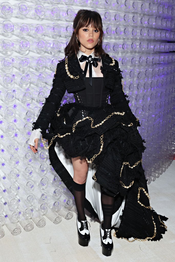 NEW YORK, NEW YORK - MAY 01: Jenna Ortega attends The 2023 Met Gala Celebrating "Karl Lagerfeld: A Line Of Beauty" at The Metropolitan Museum of Art on May 01, 2023 in New York City. (Photo by Cindy Ord/MG23/Getty Images for The Met Museum/Vogue)