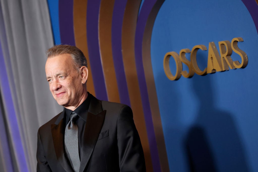 HOLLYWOOD, CALIFORNIA - JANUARY 09: Tom Hanks attends the Academy Of Motion Picture Arts & Sciences' 14th Annual Governors Awards at The Ray Dolby Ballroom on January 09, 2024 in Hollywood, California. (Photo by Emma McIntyre/WireImage) Getty Images