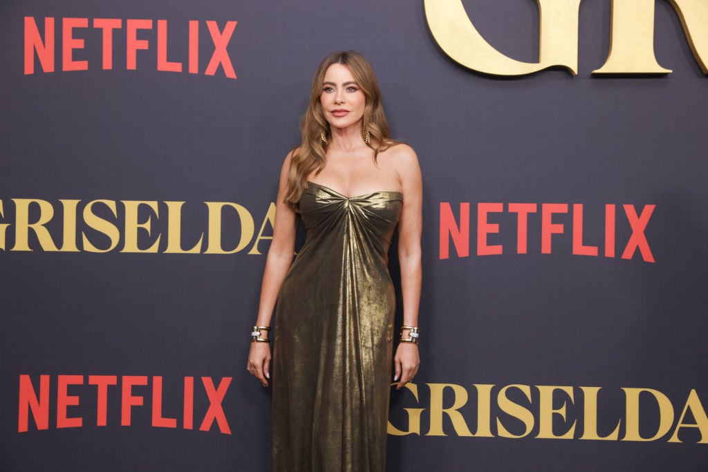 MIAMI BEACH, FLORIDA - JANUARY 23: Actress Sofia Vergara attends the Miami premiere of "Griselda" at The Fillmore Miami Beach on January 23, 2024 in Miami Beach, Florida. (Photo by Mireya Acierto/WireImage) Getty Images