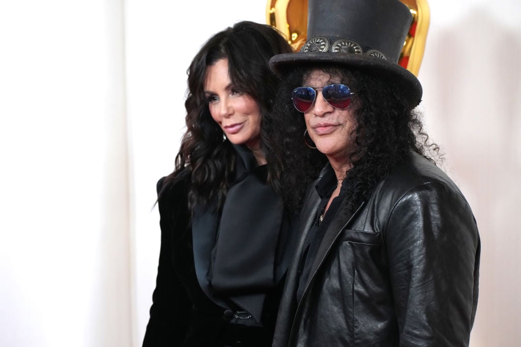 HOLLYWOOD, CALIFORNIA - MARCH 10: Meegan Hodges and Slash attend the 96th Annual Academy Awards at Dolby Theatre on March 10, 2024 in Hollywood, California. (Photo by Jeff Kravitz/FilmMagic) Getty Images