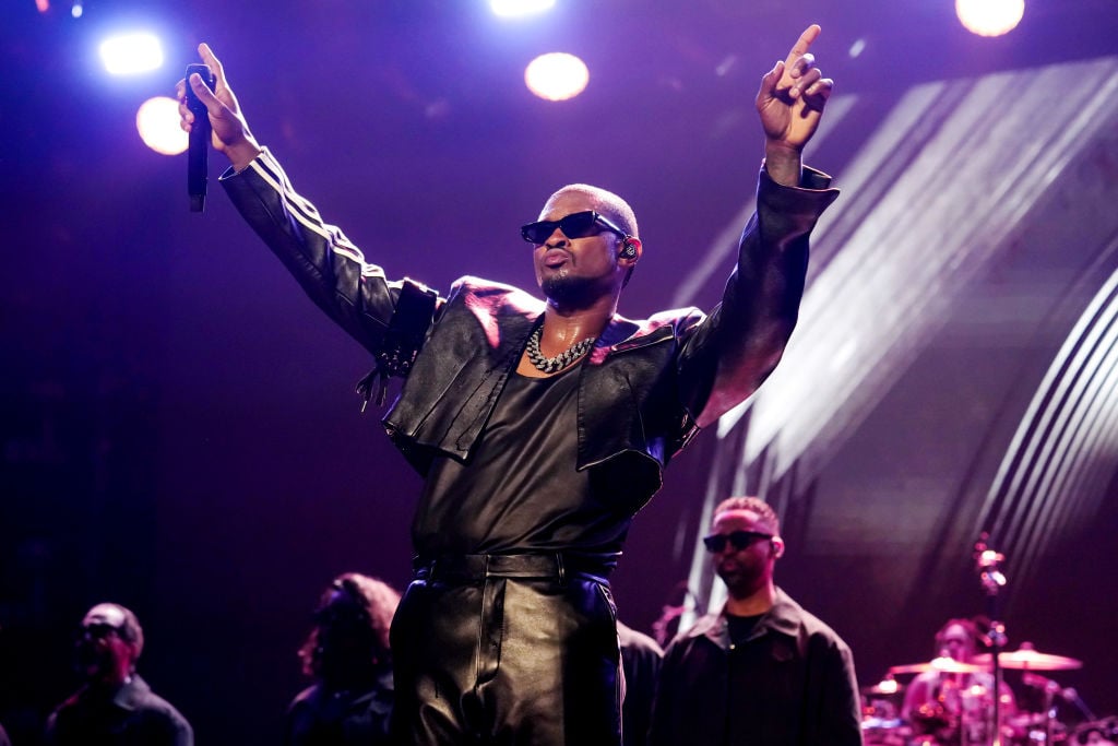 NEW ORLEANS, LOUISIANA - JULY 06: Usher performs onstage during Day 2 of the 2024 ESSENCE Festival of Culture presented by Coca-Cola at Caesars Superdome on July 06, 2024 in New Orleans, Louisiana. (Photo by Josh Brasted/Getty Images for ESSENCE)