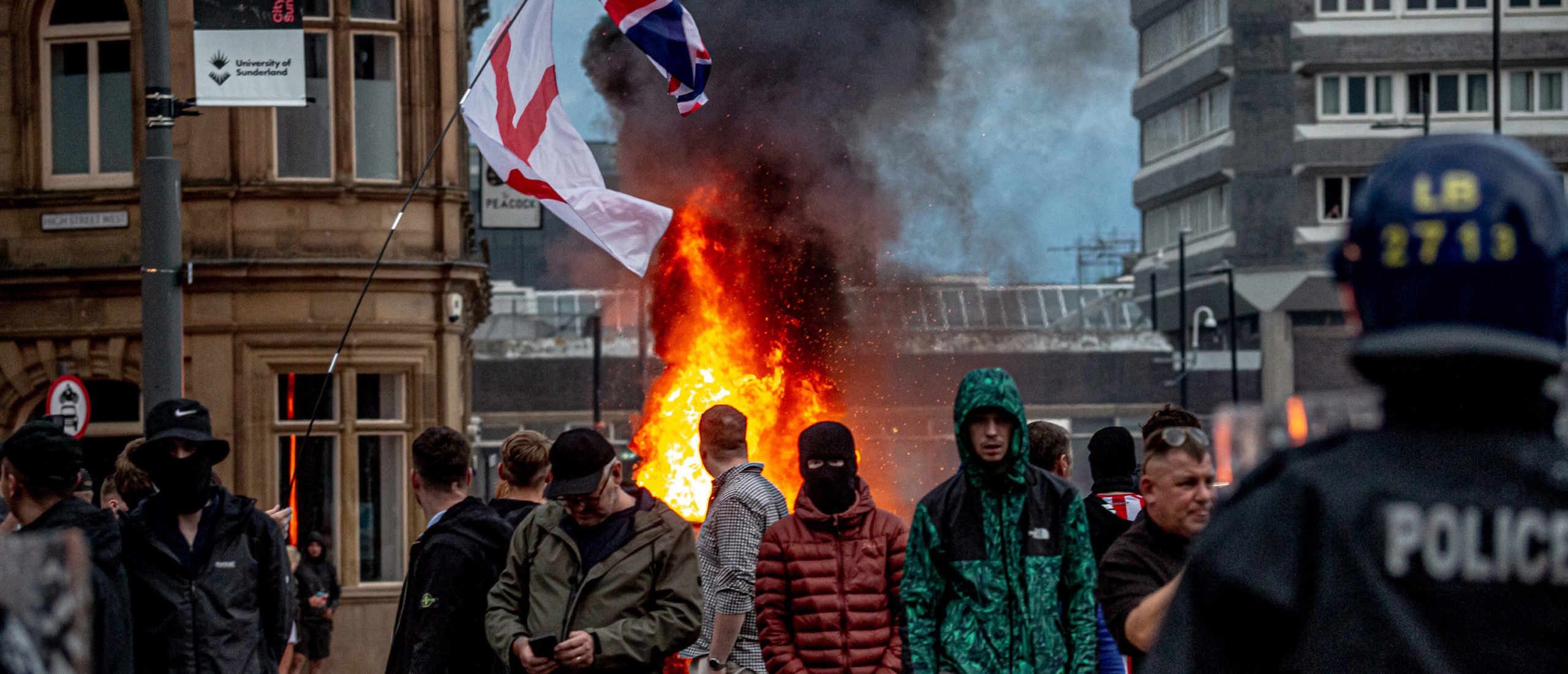 Hundreds Arrested In UK As Rioters Clash With Police, Attack Buildings Following Stabbing Spree