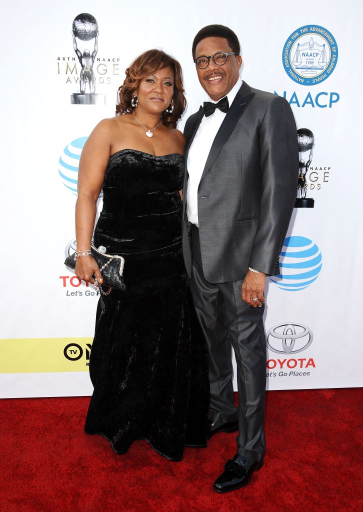 PASADENA, CA - FEBRUARY 11: Judge Greg Mathis and wife Linda Reese attend the 48th NAACP Image Awards at Pasadena Civic Auditorium on February 11, 2017 in Pasadena, California. (Photo by Jason LaVeris/FilmMagic) Getty Images